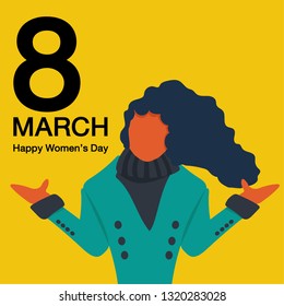 Happy Women's Day Flat Design