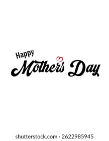 Happy women's day hand drawn lettering text in calligraphy style, Mother love logo design, Happy mother's day logo design, Happy mothers day logo with hearts