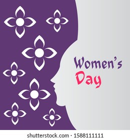 happy women's day international celebration background vector illustration. women's day vector illustration.