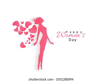 Happy women's day, International Women's Day events are held worldwide on March 8. Various women, including political, community, and business leaders. vector