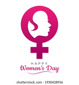 Happy women's day, International womens day poster, vector illustration