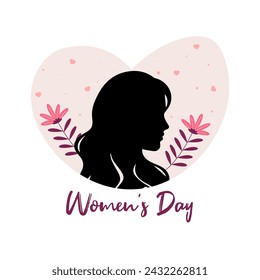 Happy women's day. International women's day vector. Womens day card.
