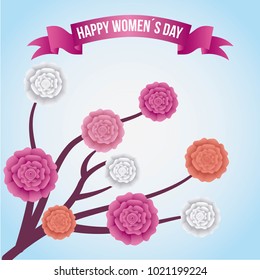 happy womens day poster
