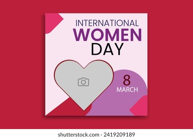 Happy Women's Day Social Media Banner Design