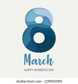 Happy women's day, spring banner, can be used as poster or flyer. Template for business event