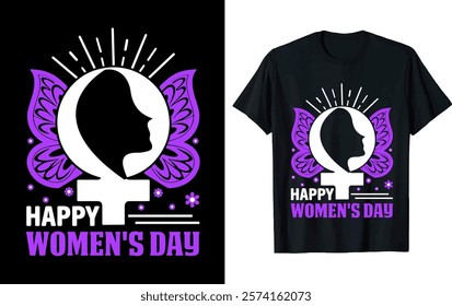 HAPPY WOMEN'S DAY Women's Day T-shirt design