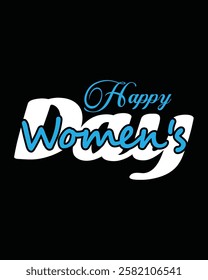 Happy Women's Day T-Shirt Design