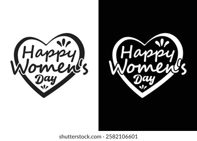 Happy Women's Day T-Shirt Design