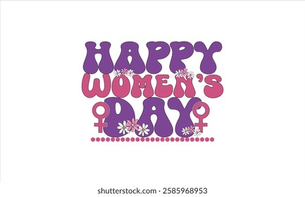 
Happy Women's Day T-Shirt Design