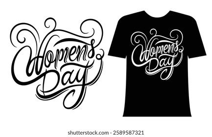 Happy Women's Day T-Shirt Design