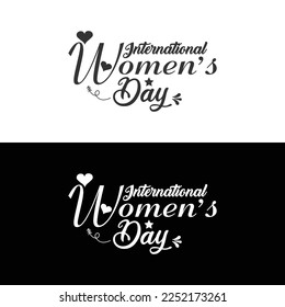 Happy Women's Day T-Shirt typography design