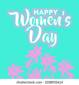Happy Womens Day Vector
