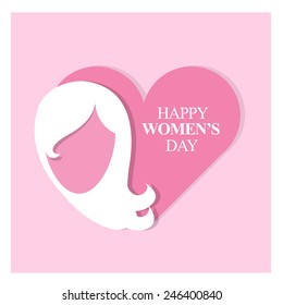 Happy Women's Day. vector
