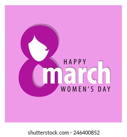 Happy Women's Day. vector