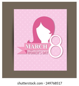 Happy Women's Day. vector