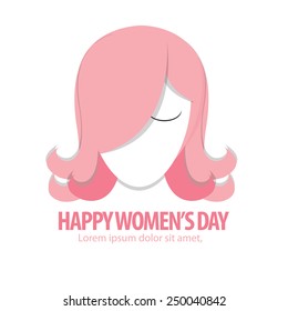 Happy Women's Day. vector