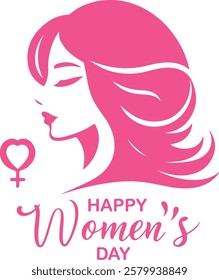 happy women's day vector design