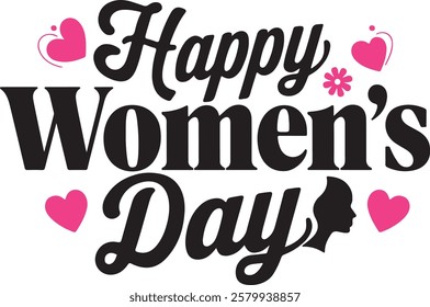 happy women's day vector design