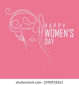 Happy Women's Day. Women's Day Vector design. Women's day. March 8