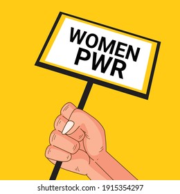 Happy Women's Day. Vector illustration. Woman’s Day greeting calligraphy design. Template for a poster, cards, banner.