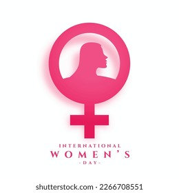 happy womens day wishes card to celebrate female achievement vector