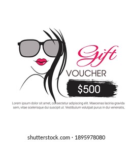 Happy Wome's Day holiday illustration.  girl face. Design ideal for web banner or greeting card. EPS10 vector. Vector Illustration. 8 March Day