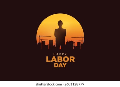 Happy Workers day or international Labor day concept background. labor day and may day celebration design.