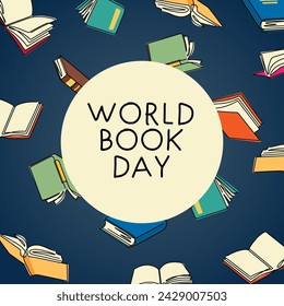 Happy World Book Day. World book day concept celebration event. World Book Day.