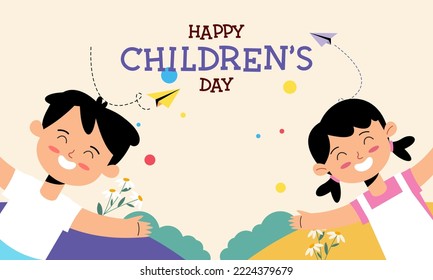 Happy World Children's Day Background