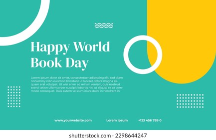 Happy world day event template for banner and social media post