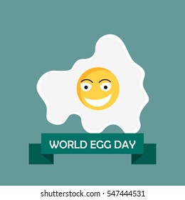 Happy World Egg Day Vector illustration.