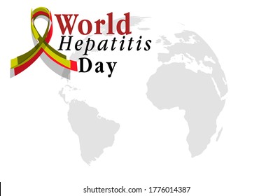 Happy World Hepatitis Day Hintergrund-Vorlage für Kartenvektordesign mit minimalistischem und modernem Konzept, Abdeckung, Hintergrund