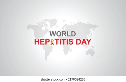happy world hepatitis day background template