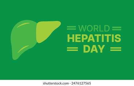 uso de la Plantilla de fondo del día de la hepatitis del mundo feliz para el diseño del Vector de la tarjeta, con el concepto minimalista y moderno, cubierta, telón de fondo, corazón, pulmón, internacional