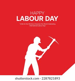 Happy world labour day, 1st May.international labour day,labor day post,labor day banner.