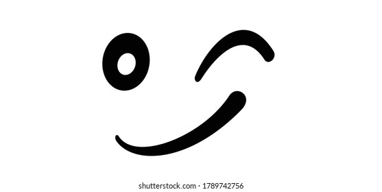 Happy world smile day and wink, smiling. National big happiness. Fun thoughts emoji face emotion Laughter lip symbol Smiling lips, mouth, tongue. Vector laugh cartoon pattern Lol laughing haha