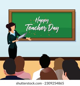 Happy World Teacher's Day celebrated every October 5th.