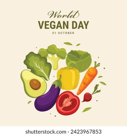 Feliz Día Mundial de la Vegetariana celebrando el vegetarismo 