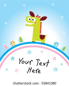 happy xmas horse