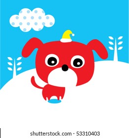 happy xmas puppy