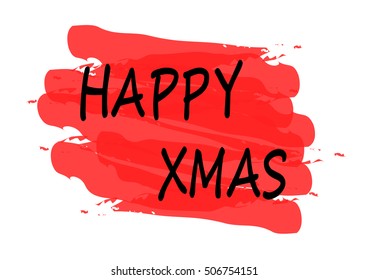 happy xmas vector card