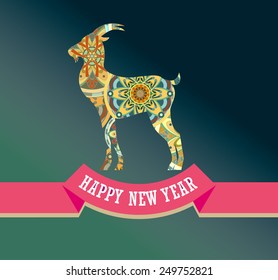 Happy  year of the goat  
