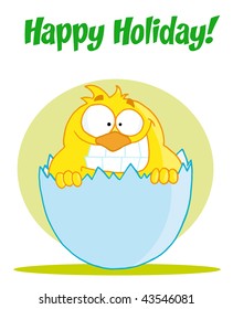 Happy Yellow Chick