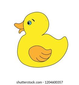 Happy yellow duck.