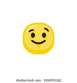 Happy Yellow Emoticon