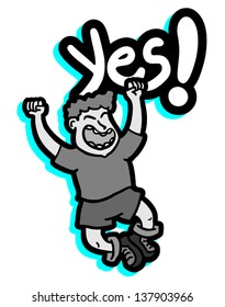 Happy yes