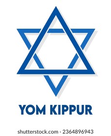 Happy Yom Kippur celebrate Israel Holiday for Judaism religion