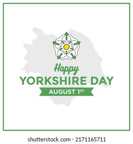 Happy Yorkshire Day Vector Editable Stock Vector (Royalty Free ...