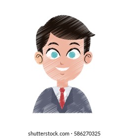 happy young businessman icon image 