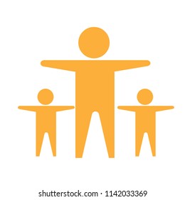Happy young family